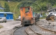 客户发来的5吨蓄电池湘潭电机车运行视频