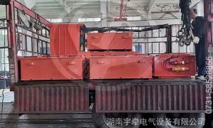 发货！5吨防爆蓄电池电机车整装待发